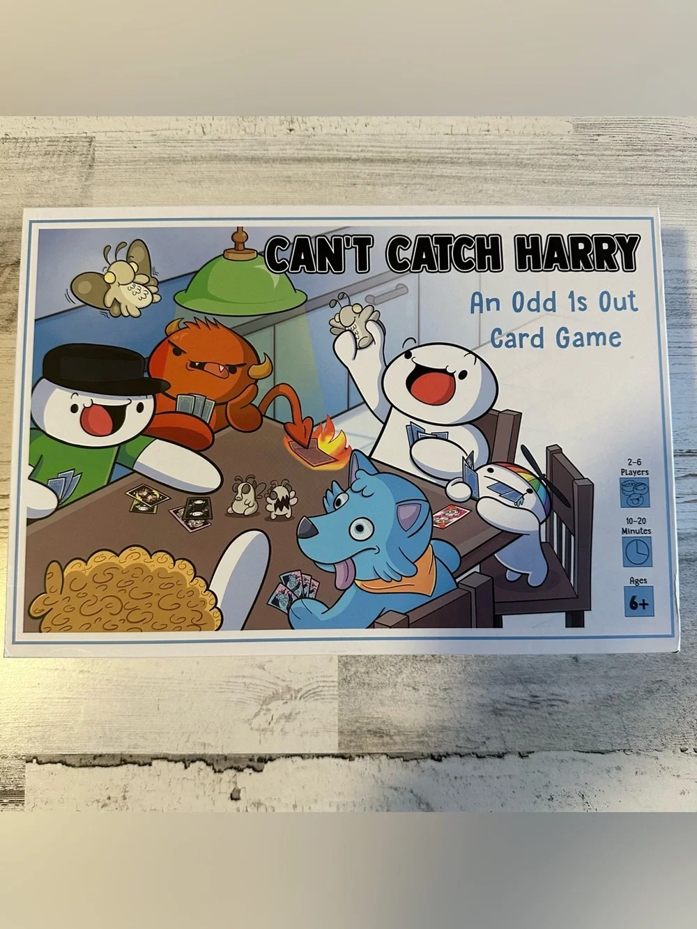 Can't Catch Harry An Odd 1s Out Card Game Original Game 2-6 Players Ages 6+